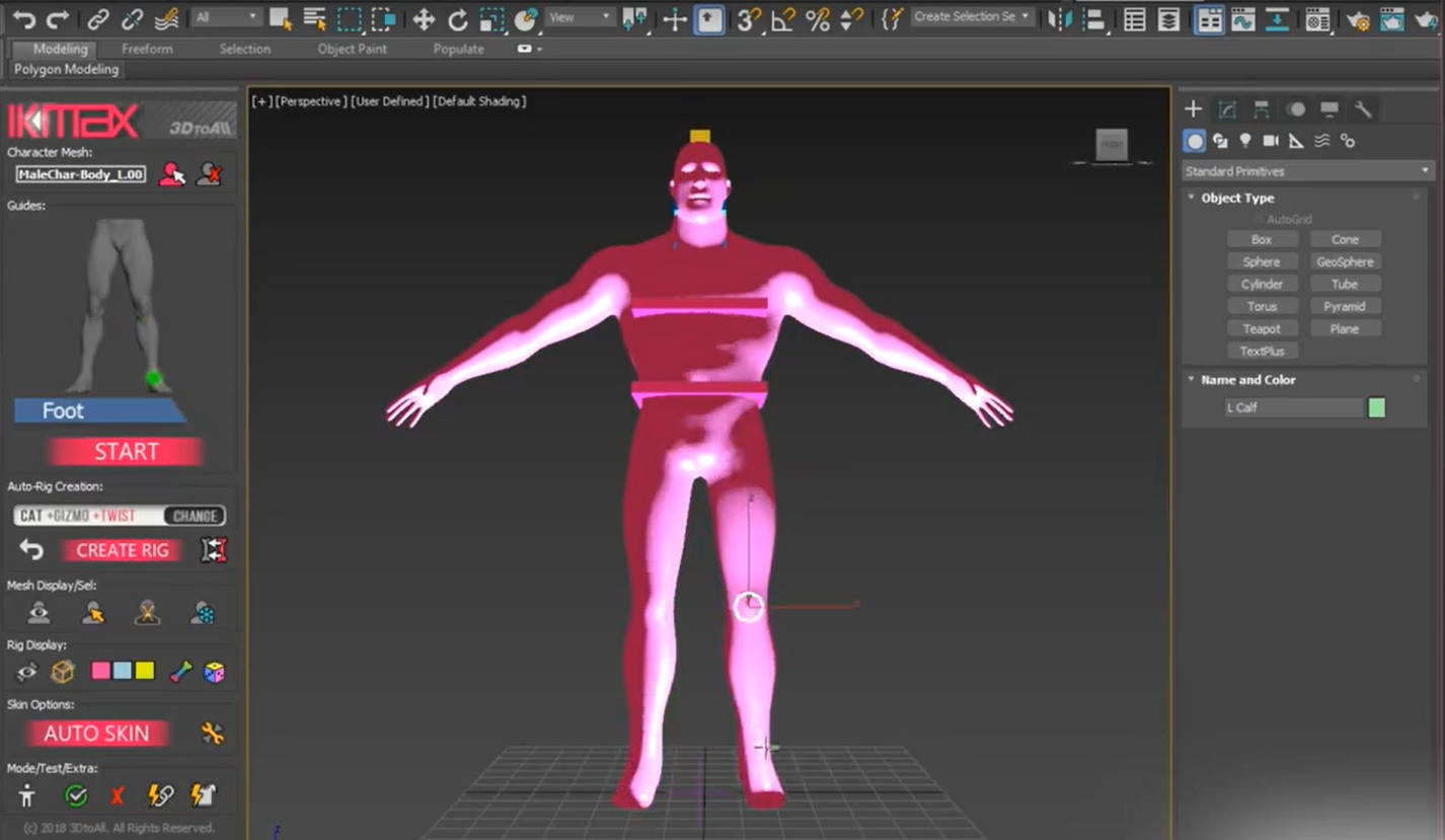 3DtoAll IKMAX v1.72 - 3DS MAX IK绑定插件