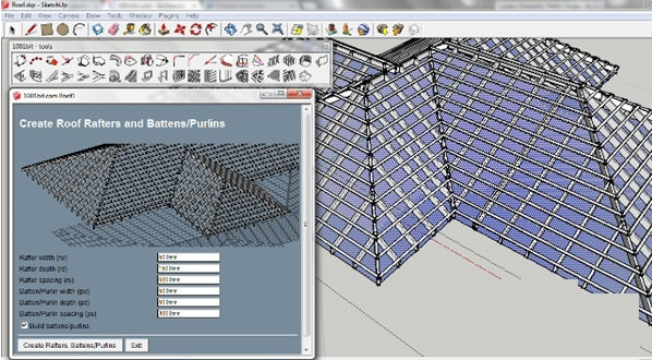 SketchUp插件1001bit工具集特色功能