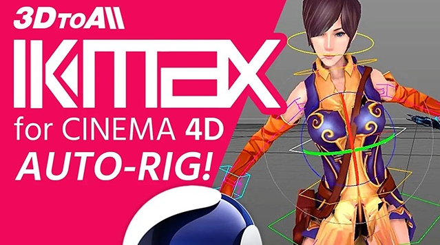 Cinema 4D高效角色绑定插件IKMAX v2.3展示