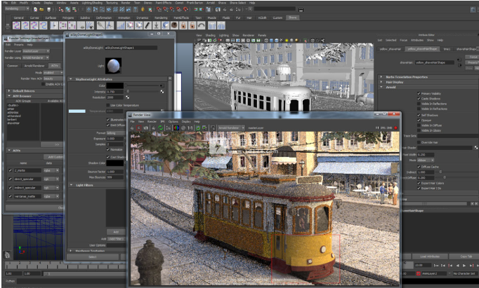 Maya阿诺德渲染器插件MtoA SolidAngle下载