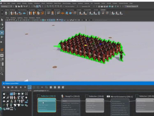 Golaem Crowd v8.2 for Maya 高效人群生成