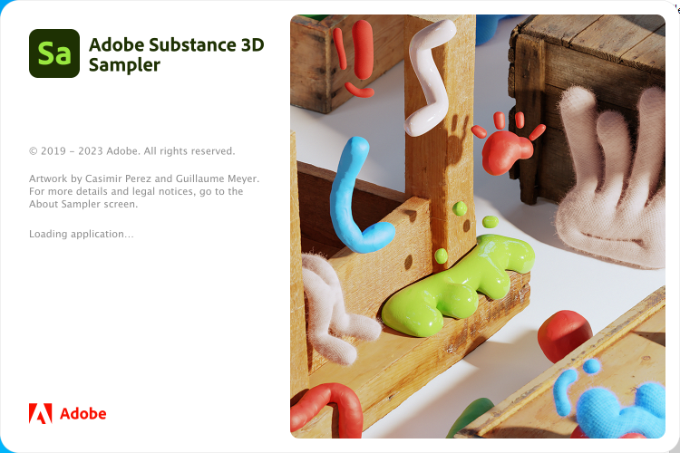 Substance 3D Sampler v4.1.1软件界面