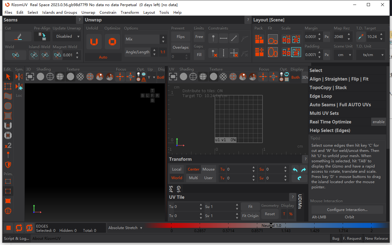 RizomUV 2023.0.56 - 专业的3D模型UV展开与纹理编辑工具