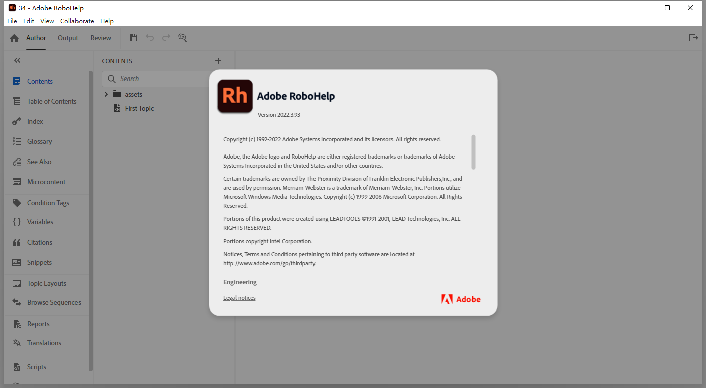 Adobe RoboHelp 2022.3 功能概览