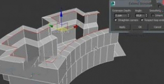 3DsMax2010-2016多边形挤出建模插件Extends Borderrs V1.0