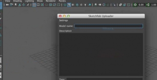 Maya模型发布到Sketchfab插件：Sketchfab 5.0.0