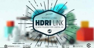 C4D HDR照明渲染插件：HDRI Link v1.054