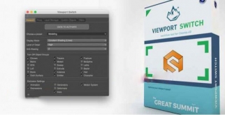 C4D内部设置插件：TGS ViewportSwitch v1.0