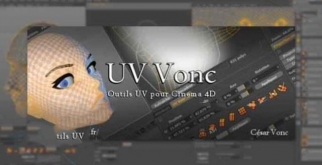 C4DUV编辑器插件：CodeVonc UV Vonc V1.0