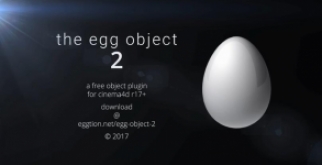 C4D鸡蛋生成插件：EggObject2