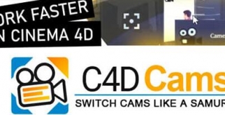 【C4D插件】C4D多项目摄像机预览切换插件 3DtoAll C4D Cams V1.1 For Cinema 4D R17-R26 英文版下载