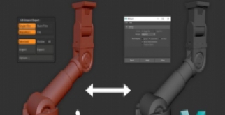 【Maya插件】ZBrush Maya导入导出桥接插件 GN Import Export Tool V2.60 英文版下载